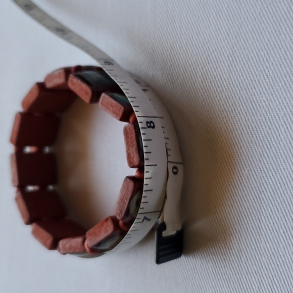 Christian Catholic Cross and Jesus Virgin Mary Saints Bracelets Wooden, Lot of 4 - Picture 12 of 12